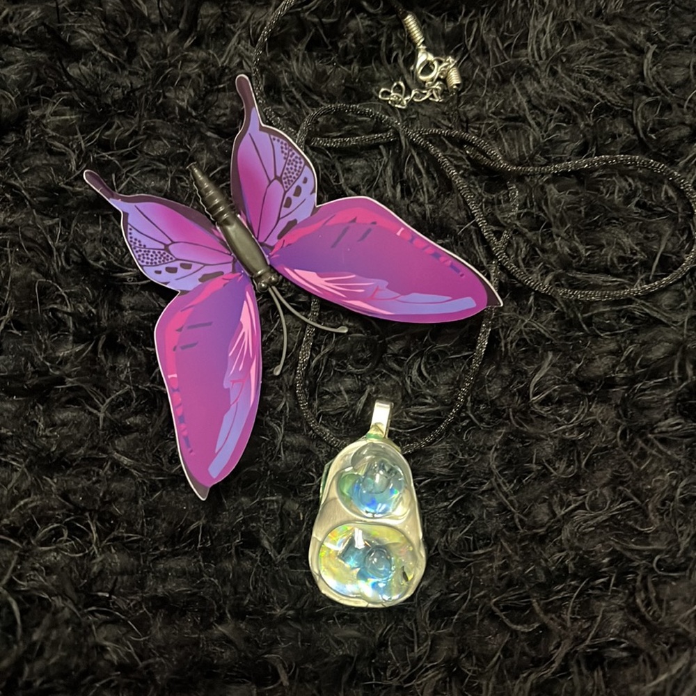 Bohemian Rare One of a Kind Unique Reversible Handmade Wire Wrapped Necklace